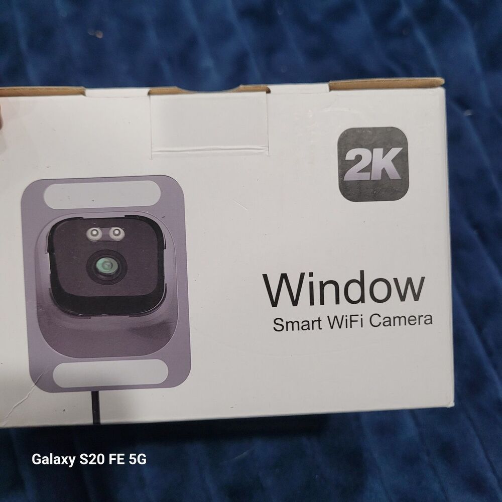 NEW 2K Window Smart WiFi Camera with Motion Detection and Night Vision HB